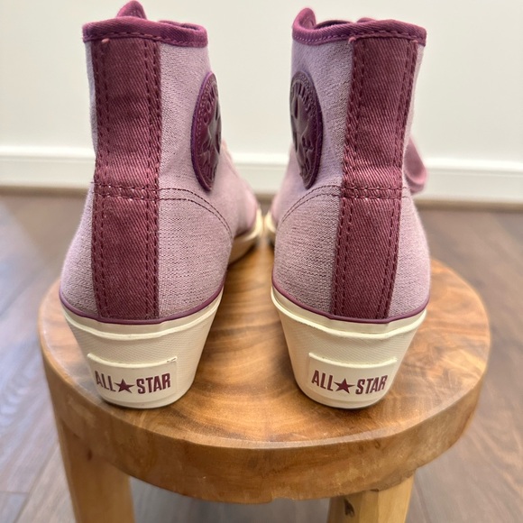 Converse Women’s PLATFORM Canvas NightShade Purple High Top Sneakers, Size: 9 - Picture 8 of 14